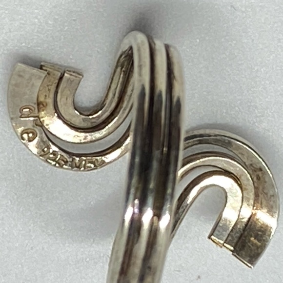 925 open swirl ring (222) - Picture 2 of 7